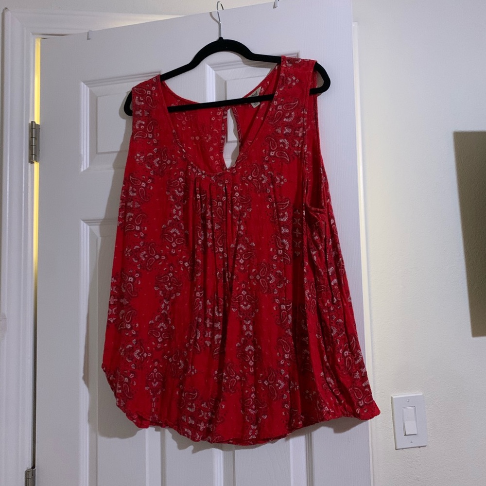 Bandana Print Flowy Tank